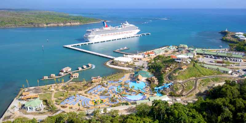 Amber Cove Port, Pier and Cruise Center Panoramic Photo of Amber Cove Port, Pier and Cruise Center