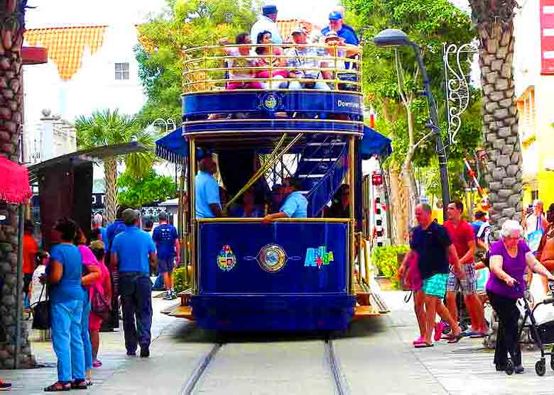 Street Car Aruba Cruise Port Photo of Street Car Aruba