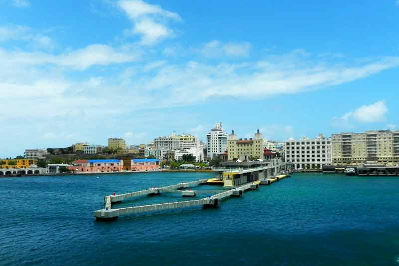 Panoramic Pier 1 San Juan (Puerto Rico) Cruise Port Panoramic Photo of Pier 1 in San Juan (Puerto Rico)
