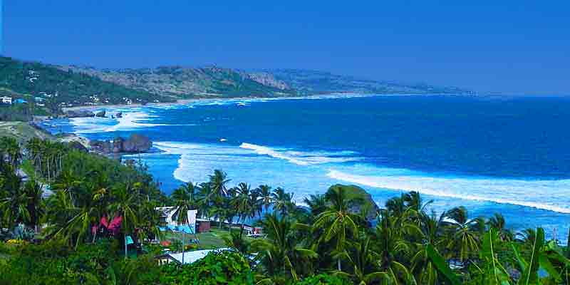 Photo of Bathsheba in Barbados