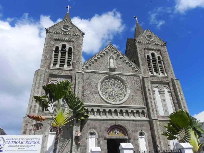 Co-Cathedral Catholic Church St Kitts Cruise Port Photo of Co-Cathedral Catholic Church in St Kitts.