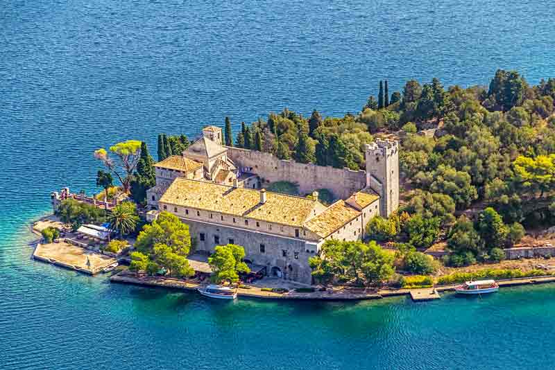Convent in Mljet Island near Dubrovnik Cruise Port Photo of Convent in Mljet Island near Dubrovnik