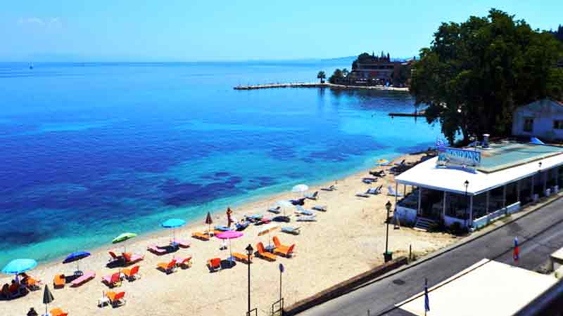 Photo of Benitses Beach in Corfu