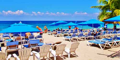 Playa Uvas Cozumel Cruise Port Photo of Playa Uvas in Cozumel.