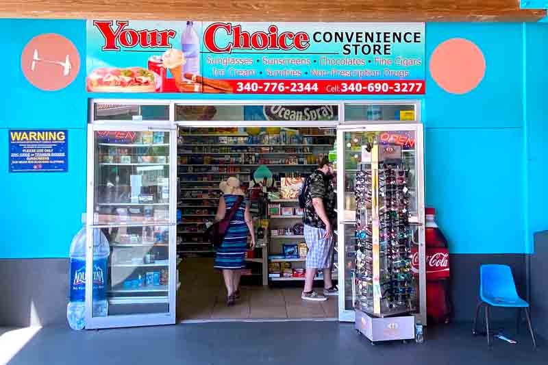 Photo of Convenience store in the Crown Bay Dock, St. Thomas