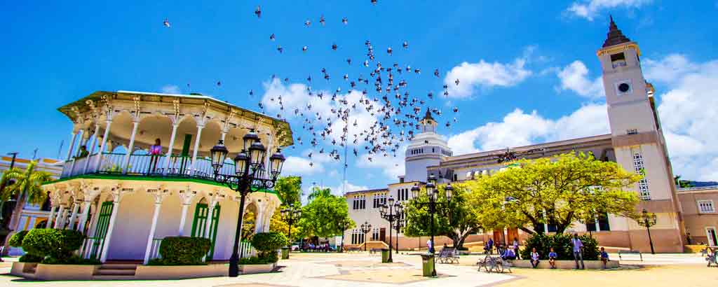Photo of downtown Puerto Plata city near Amber Cove