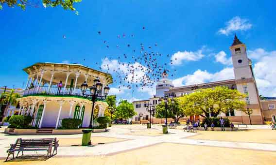 Photo of downtown Puerto Plata city near Amber Cove