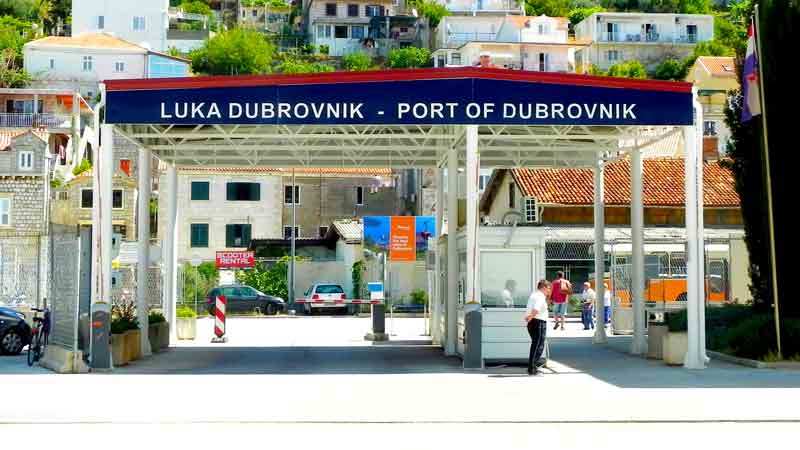 Pier Main Gate Gruž Dubrovnik Cruise Port Photo of Pier Main Gate in Dubrovnik Cruise Port