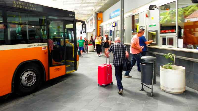 Main Public Bus Station Dubrovnik Cruise Port Photo of Main Public Bus Stationin Dubrovnik Cruise Ship Port