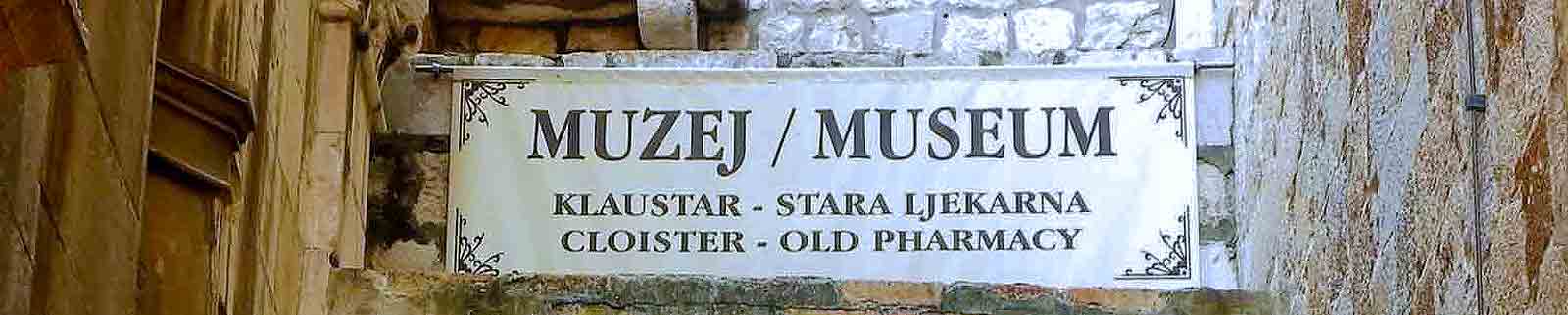 Photo by IQCruising of the Franciscan Museum in Dubrovnik cruise port