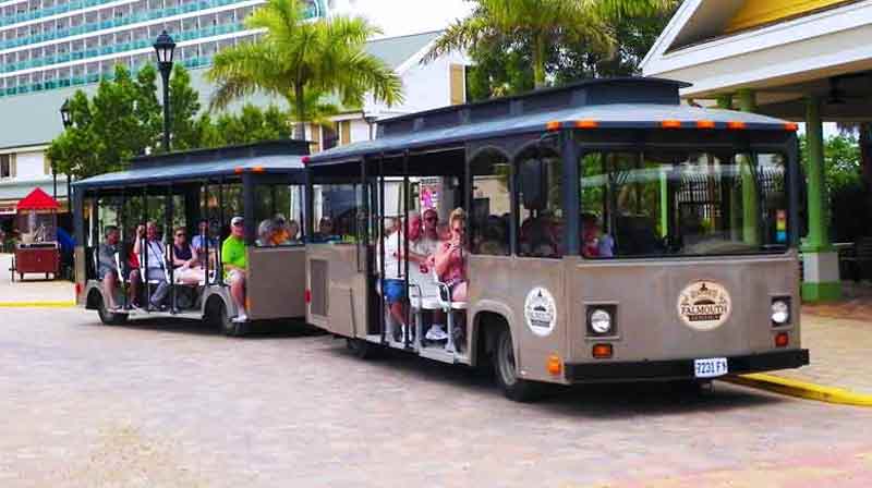 Trolley Tour Cruise Port Falmouth, Jamaica Cruise Port Photo of Trolley Tour in Falmouth, Jamaica