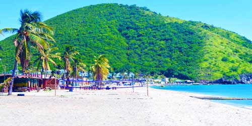 Frigates Bay Saint Kitts Cruise Port Photo of Frigates Bay in Saint Kitts.