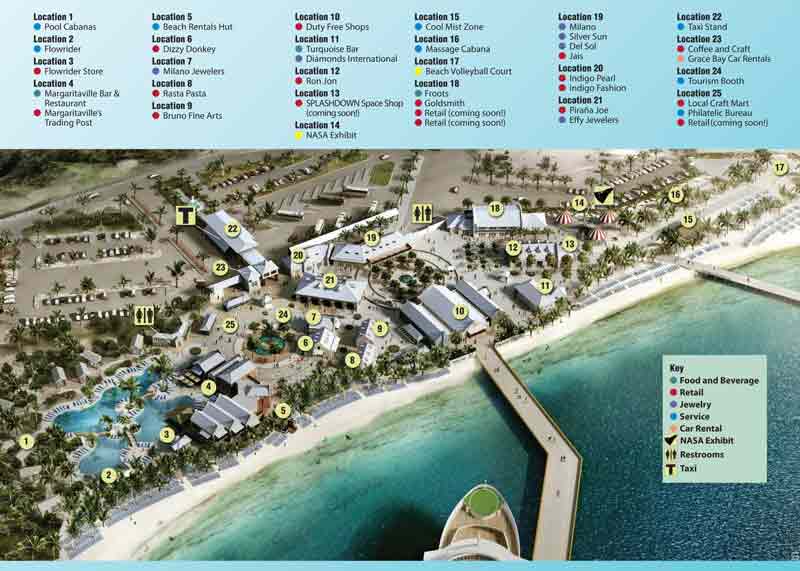 Map Cruise Center Grand Turk Image with Map of Cruise Center in Grand Turk