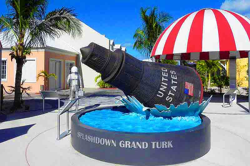NASA Splashdown Grand Turk Cruise Port Photo of NASA Splashdown, Grand Turk