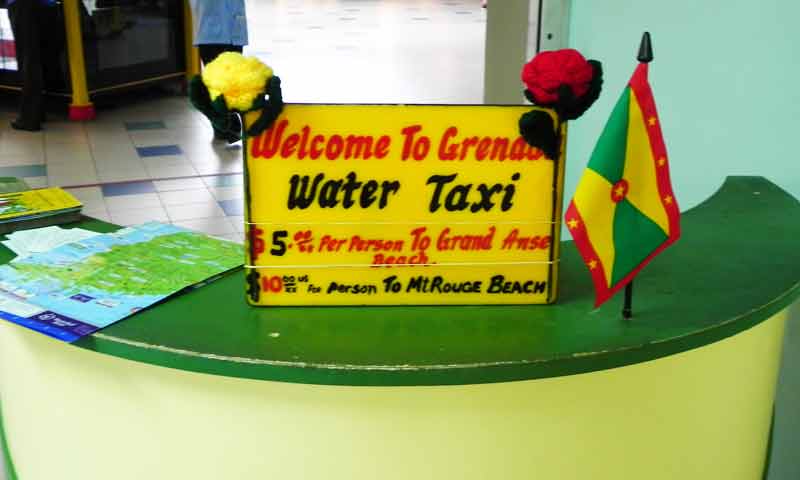 Water Taxi Kiosk Grenada Cruise Port Water Taxi Kiosk in Grenada