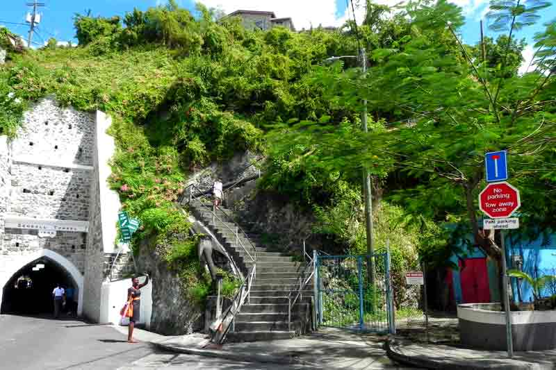 Fort George - Sendal Tunnel Grenada Cruise Port Fort George - Sendal Tunnel in Grenada