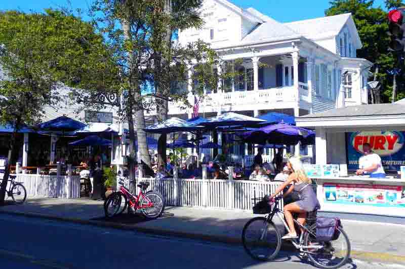 Duval Street Key West Cruise Port Photo of Duval Street in Key West.