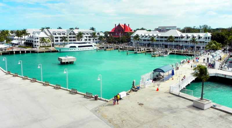 Pier B Key West Cruise Port Photo of Pier B in Key West.