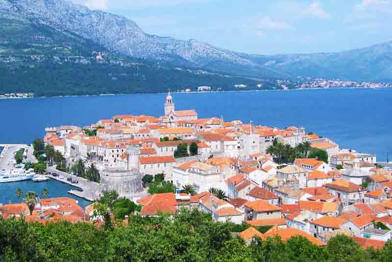 Korčula near Dubrovnik Cruise Ship Port Photo of Korčula near Dubrovnik