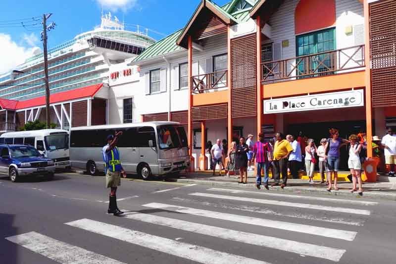 La Place Carenage Saint Lucia Castries Cruise Ship Port Photo of La Place Carenage in Saint Lucia Castries