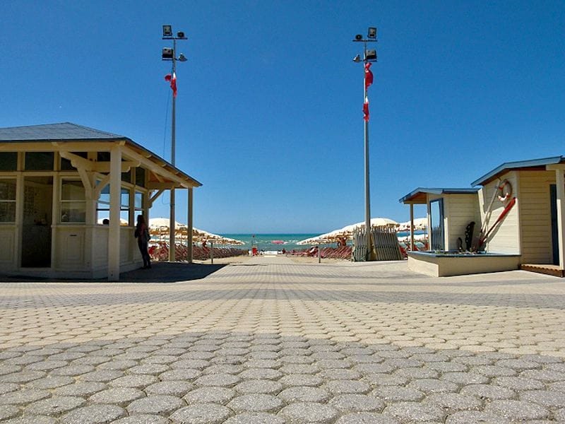 Photo of the entrance of Bagno Paradiso