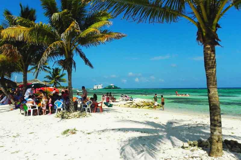 Mahahual Beach Costa Maya Cruise Ship Port Photo of Mahahual Beach in Costa Maya