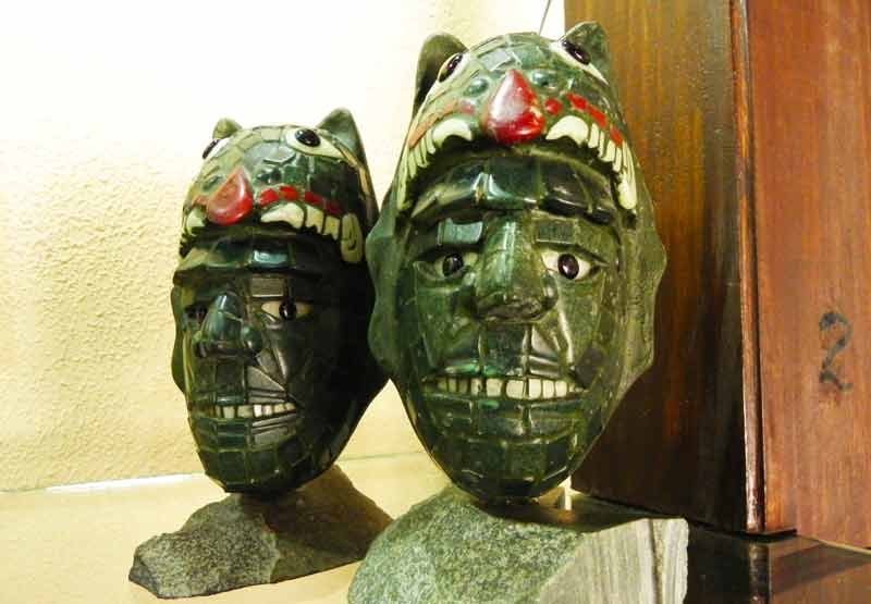 Jade Sculptures Museum Costa Maya Cruise Ship Port Photo of Jade Sculptures at the Museum in Costa Maya