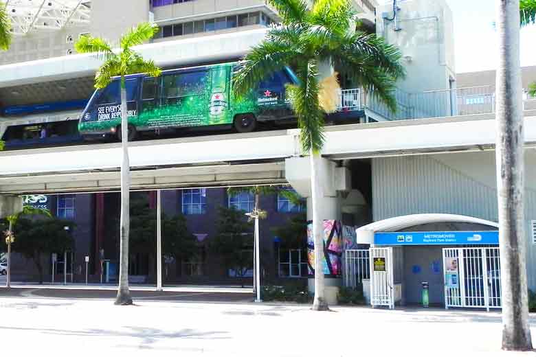 Metro Mover Miami Cruise Port Photo of Metro Mover in Miami