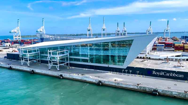 Terminal A in Miami Cruise Port by IQCruising Photo of the Terminal A in Miami Cruise Port