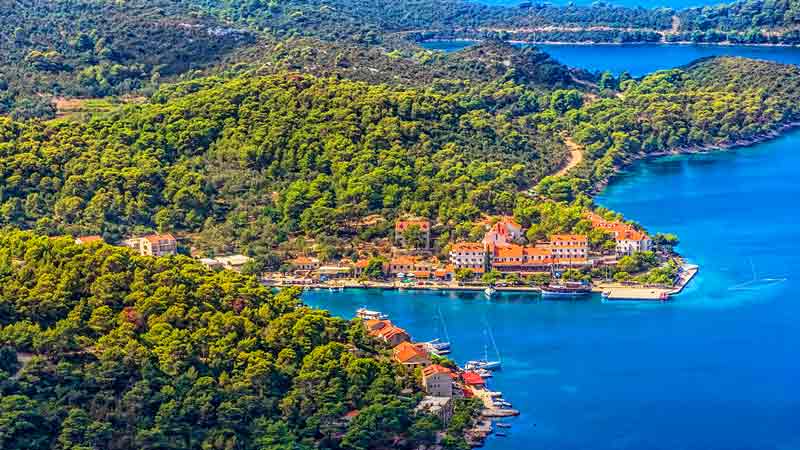 Convent in Mljet Island near Dubrovnik Cruise Port Photo of Convent in Mljet Island near Dubrovnik