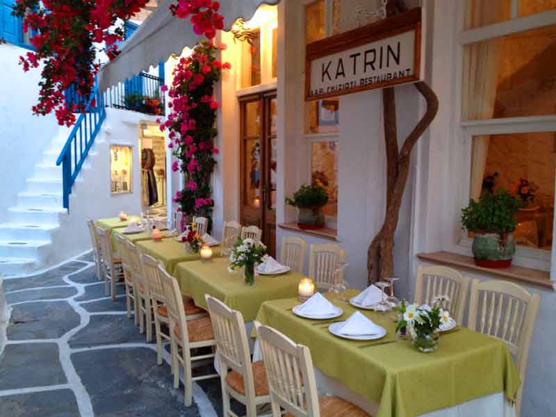 Restaurant La Maison de Catherine Mykonos Cruise Port Photo of Restaurant La Maison De Catherine, Mykonos, Greece.