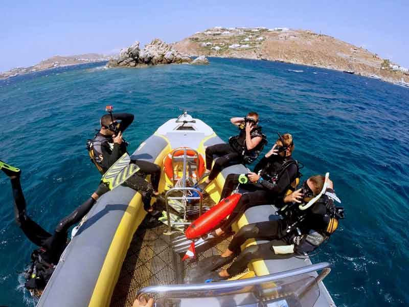 Photo of Scuba Diving in Mykonos, Greece.