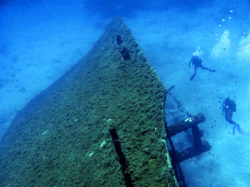 Photo of Shipwreck in Mykonos, Greece.