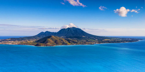 Nevis Island Saint Kitts Cruise Port Photo of Nevis Island in Saint Kitts.