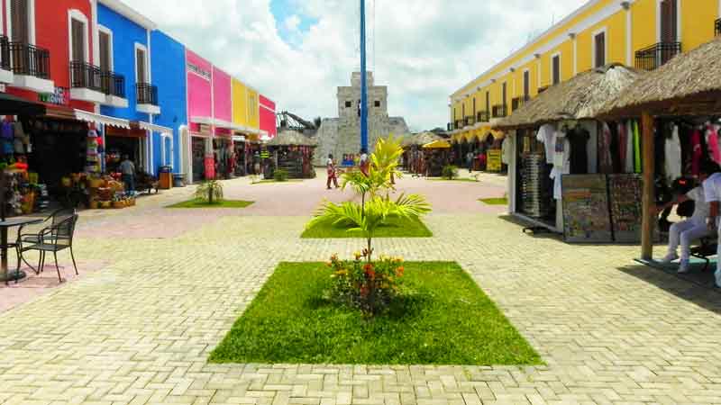 Mayan Plaza Outside the Terminal Cozumel Cruise Ship Port Photo of Mayan Plaza Outside the Terminal in Cozumel