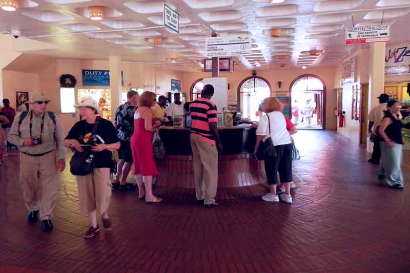 Tourist Information Desk Pointe Seraphine Terminal Saint Lucia Castries Cruise Ship Port Photo of Tourist Information Desk in Pointe Seraphine Terminal Castries