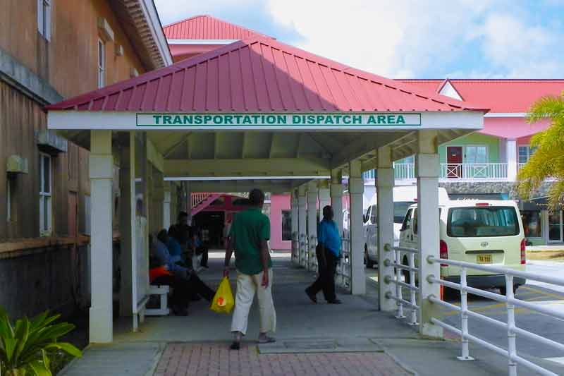 Taxi Dispatch St. Kitts Cruise Port Photo of Taxi Dispatch in St. Kitts.