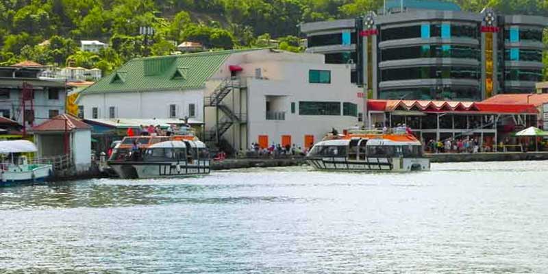 Tender Boats Saint Lucia Castries Cruise Ship Port Photo of Tender Boats in Saint Lucia Castries