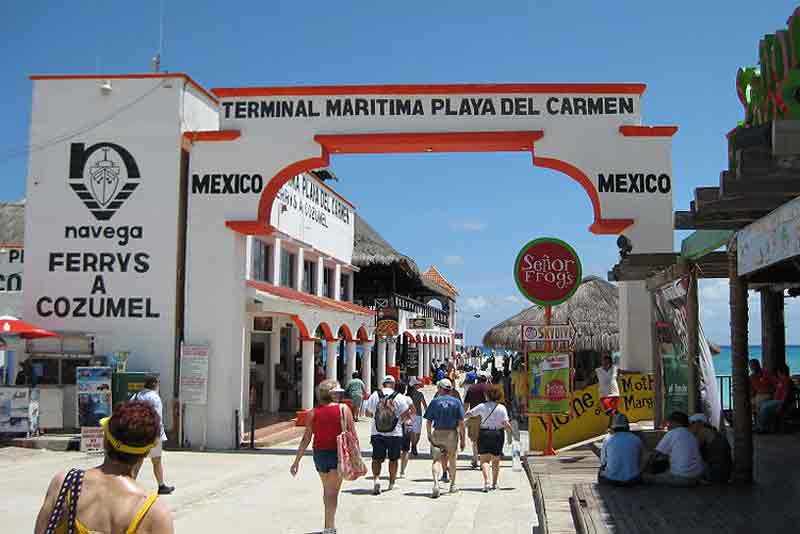 Shops Cozumel Cruise Ship Port Photo of Shops in Cozumel