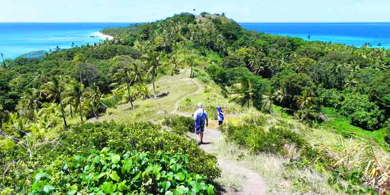 View from Hilltop in Dravuni, Fiji