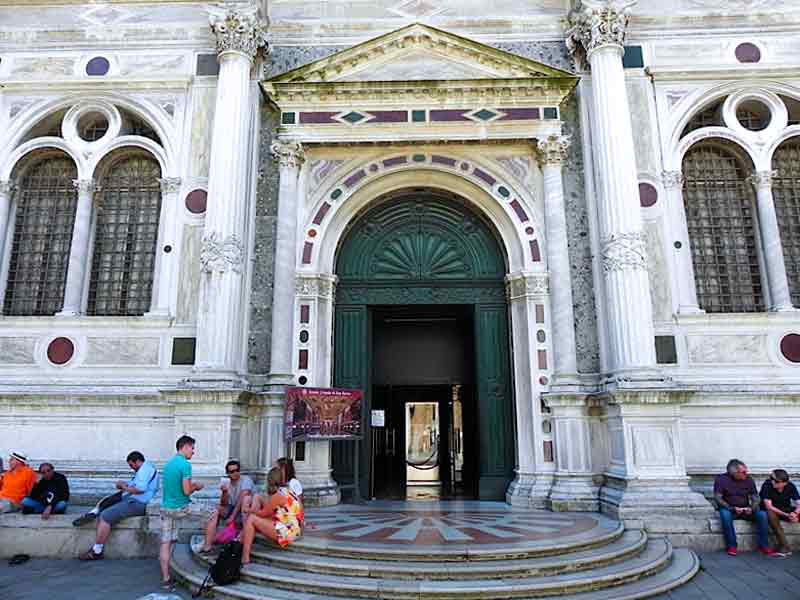 Scuola Grande di San Rocco Venice Cruise Port Photo of Scuola Grande di San Rocco in Venice.