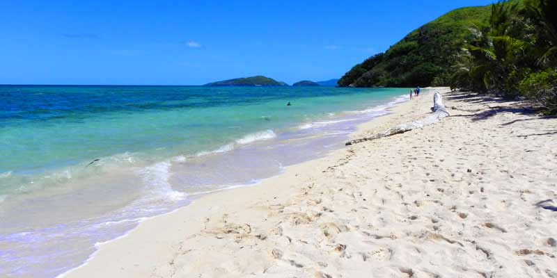 West Beach in Dravuni, Fiji