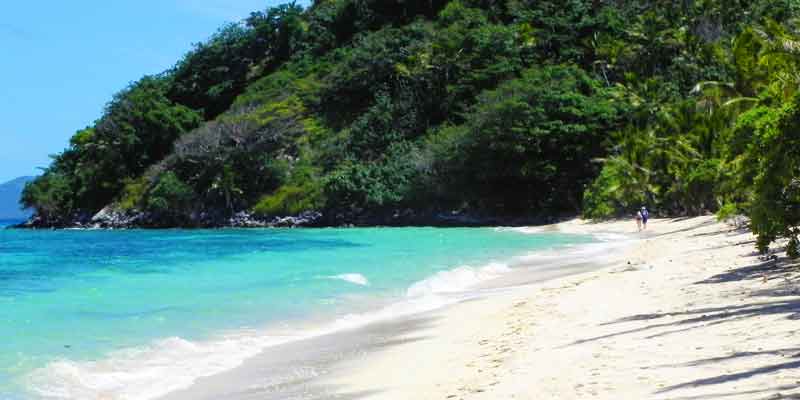 West Beach in Dravuni, Fiji