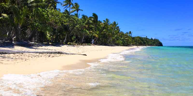 West Beach in Dravuni, Fiji