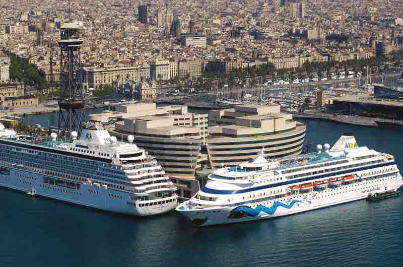 WTC Port Barcelona Cruise Port Photo of WTC Port in Barcelona.