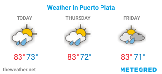 Image with Weather Forecast in Puerto Plata for 3 days